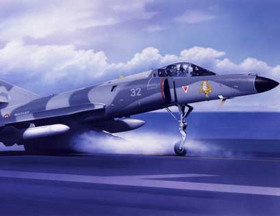 Depicted in the markings of 11 Flotille with nose "Tiger" marking carried in 1999.